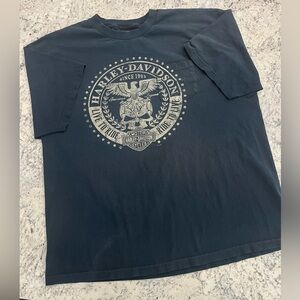 El Paso, TX Harley Davidson T Shirt American Legend Eagle Pocket Sz 2XL 2 Side